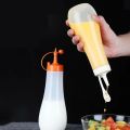 250/360/480/720ML Condiment Squeeze Bottle Salad Dressing Ketchup Sauce Bottle Kitchen Leak-Proof Oil Container Food Dispenser. 