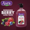 Clearex Pakistan - Aura Anti-Bacterial Liquid Handwash Wild Berries 500ML. 