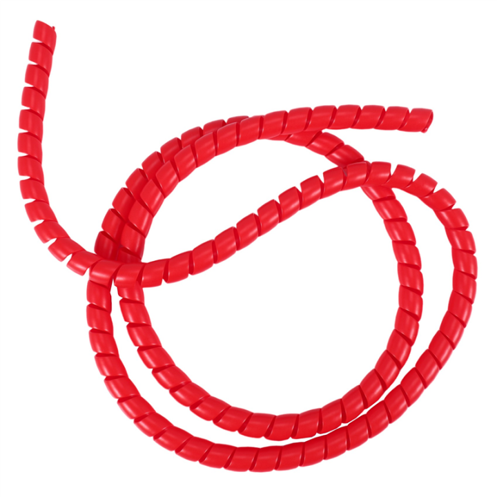 Scooter Bremsleitung Spiralrohr-Schutz – 1 M Lang, 0,8 Cm Durchmesser, In Rot, Für Kabelschutz & Management