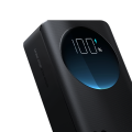 30W Power Bank 30000mAh（With USB to Type-C Cable 0.25m-Black）3 USB charging ports gives fast charging experience to iPhone Samsung Xiaomi Infinix Tecno Oppo Vivo Oneplus Realme Redmi And Other All Android JOYROOM JR-PBF03. 