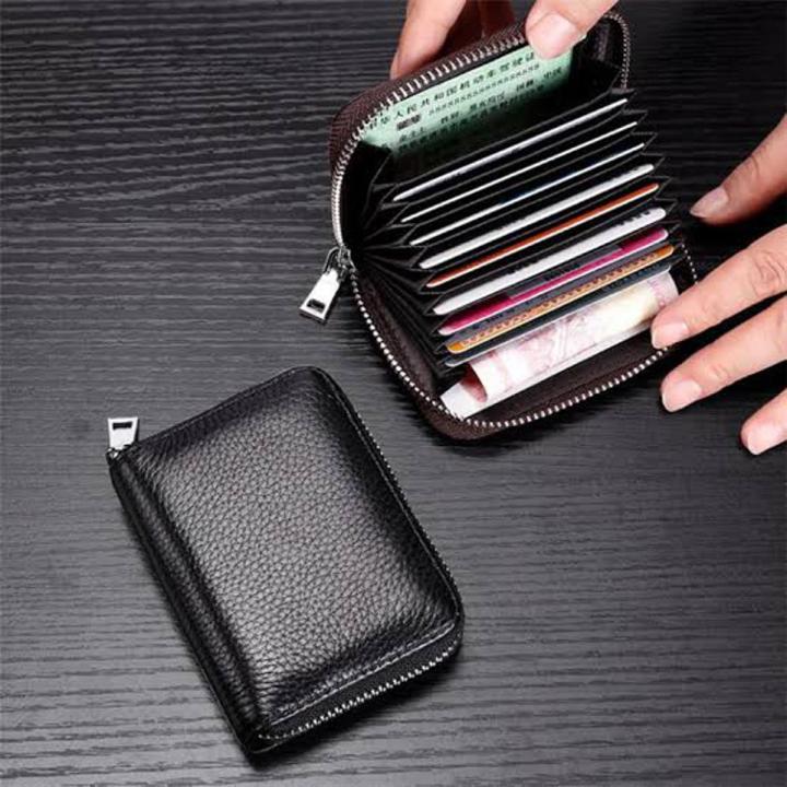 Zip%20card%20wallet%20Genuine%20Leather%20Minimalist%20Men's%20Purse%20Long%20Wallet%20For%20Men%20Card%20Holder%20Wallet%20Small%20Wallet%20for%20Men%20and%20Women%20-%20Image%205