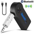 Car Aux Bluetooth Transmitter For Music and Calls WIth Mic Handsfree Adapter Receiver. 