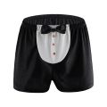 Hot Men Boxer Underwear Bulge Pouch Button Bow Tie Boxer Man Breathable Fashion Panties. 