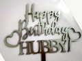 Acrylic Happy birthday / Engagement / Anniversary with stars Gold / Silver and Multicolor Cake Topper Acrylic Cake Toppers Happy Birthday Cake Topper Cake Decoration Party Supplies for Children or Adults Various Cupcake Topper. 