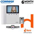Commax Video Door Intercom Set of 4.3" Video Door Phone and Door Camera CDV-43K. 