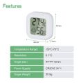 PAIRIER Room Thermometer Indoor,Mini Digital Thermometer Room Temperature Monitor,Temperature Humidity Meter Gauge (Random Color). 