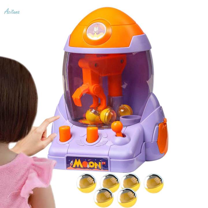 Claw%20Machine%20Table%20Game%20Mini%20Arcade%20Game%20Novelty%20Control%20The%20Levers%20with%206%20Mini%20Balls%20Hand%20Crank%20Grab%20Doll%20Toy%20Holiday%20Gift%20Party%20Favors%20-%20Image%202