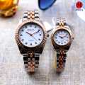 2Pcs/Set Couple Watches For Lovers / Couple Luxury Fashion Stainless Steel Analog Wrist Watch. 