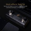 HOTONE Dual Footswitch Pedal Momentary 2-Way Pedal Switcher Foot Controller Ampero Switch 1/4-Inch. 