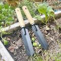 Efficient Soil Loosening Tool Premium Wood Handle Garden Shovel for Planting Weeding Durable Steel Spade Trowel for Soil Loosening Collection Garden Shovel with Diamond-shaped Head. 