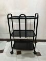 Portable Wooden Folding Table Double Portion Dark/ Light Color Gadget Shop. 