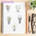 Amamia Laptop Stickers Cute Floral Kids Hand Account Water Bottle Graffiti Stickers. 