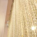 200x100 cm Luxury Crystal Curtain Flash Line Shiny Tassel String Door Curtain Window Room Divider Home Decoration cortinas. 