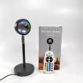 Remote Control Sunset Projection Lamp 16 Colors Changing Rainbow Sun Halo Led Atmosphere Night Light USB Powered for Celebrities By AWCTraders. 