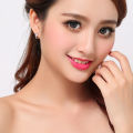 QiaQia Baby Princess 925 Silver Butterfly Zirconia Small Hoop Earring For Girls Child Wome Beautiful Aros Huggies Earring Jewelry. 