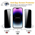Samsung A15 Privacy Glass Protector 45 Degree Privacy Glass , Anti Spy Protector for Samsung A15. 