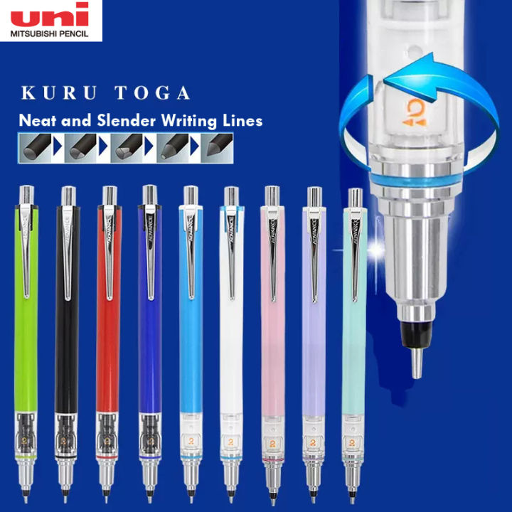 Uni Mechanical Pencil or Refill Set, KURA TOGA Auto Lead Rotary Advance