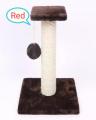 Single Pole wooden scratching post. 
