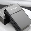 FOCUS Cigarette Case ABS Plastic 20pcs Cigarette Capacity Cigarette Box Smoking Accessary And card box Gift for Men. 