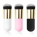 Chubby Pier Foundation Brush Flat Cream Makeup Brushes Professional Cosmetic Makeup Brush (Pack of 3 ). 
