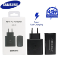 [Bravo]Original Samsung Super Fast 45W Wall Travel Adapter Charger Type C For Type C Compatible Devices (Only Adapter). 