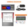 Digital Thermostat STC-3028 Temperature Humidity Controller Thermostat Humidistat Thermometer Hygrometer Control Switch STC 3028 STC3028 220v. 