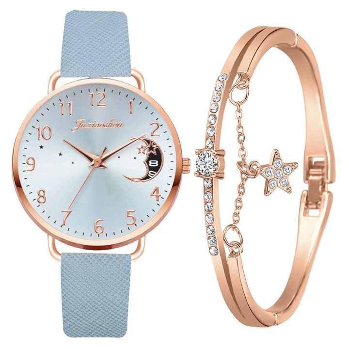 Women%20Watch%20Moon%20Numbers%20Dial%20Bracelet%20Watches%20Set%20Ladies%20Leather%20Band%20Quartz%20Wristwatch%20Women%20Female%20Clock%20Relogio%20Mujer%20Hot%20-%20Image%205