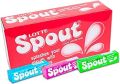 Lotte Spout Bubble Gum - Multi Delicious Flavors, Long-Lasting Chew. 