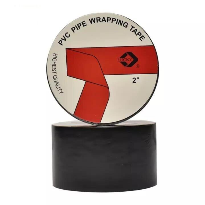 Pvc Black Tape 2" Lucky Brand Adhesive Tape 2" Dammer Tape 2inch Wrapping Tape 2 inch Black