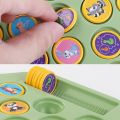 Creativity Fruit Flip Memory Game Memory Flip Chess with Chessboard Concentration Training Flip Chess Memory Game with 60 Patterned Cards Memory Flip Chess Toy. 