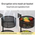 5 Layer/Tier/Step Kitchen Rotating Shelf 360 Degree Baskets Fruit Vegetable Storage Rack Floor Round Household Multi-function Shelf With Wheels. 