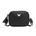 Women's Crossbody Bag Lattice Embroidery Bag Small Messenger Bag Fashion Shoulder Bags   Phone Bag Camera Bag. 