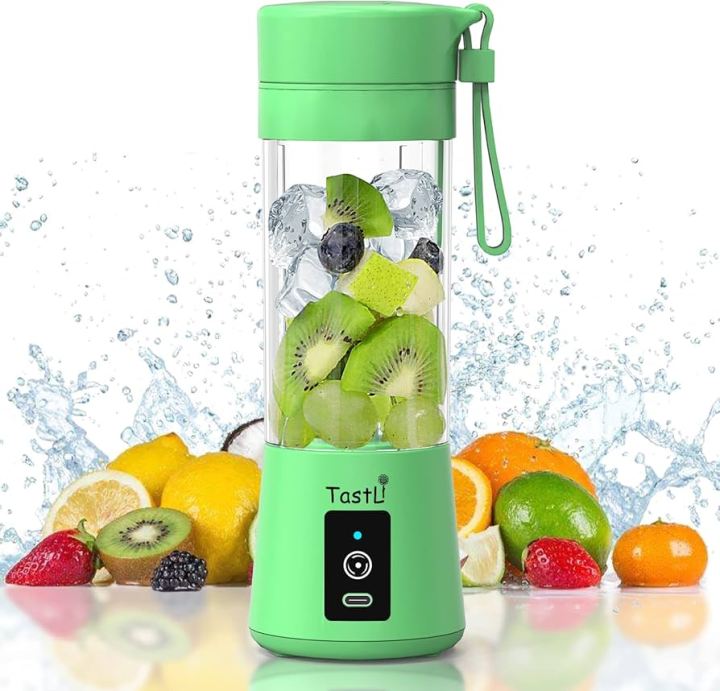 Portable Juicer Blender, Household Fruit Mixer,USB Rechargeable Personal-size Blender Used at Home And Outdoor,400ml Fruit Mixing Machine, USB Juicer Cup
