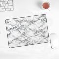 XGZ Promotional Game Mouse Pad Small Powder Gold White Stripe Marble 220X180X2MM Comfortable Minimalist Design Speed Mousepad. 