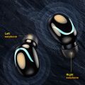 S9 True Wireless Stereo Mini Waterproof Bluetooth-compatible 5.0 Wireless Earphone HiFi Earbuds with Mic. 