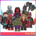 Marvel Avengers Minifigures Spiderman Hulk Hawkeye Building Blocks Toys. 