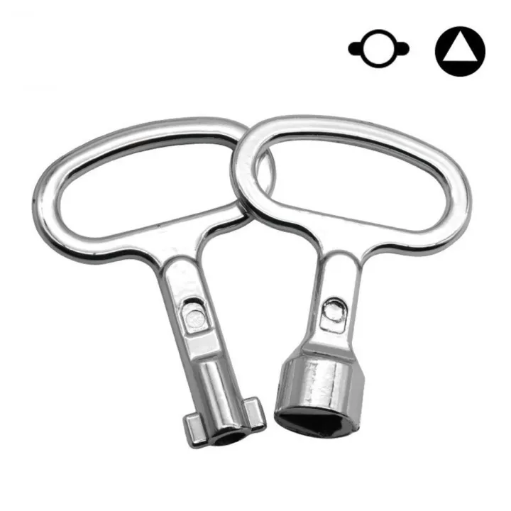 Compact Valve Key Steel Multifunctional Lightweight Triangle Key ...