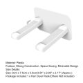 Hair Dryer Organizer Space Saving One Hand Operation Hair Dryer Shelf. 