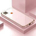 ZeroQiQi for Redmi 9C Back Cover Luxury 6D Plating Case Side Pattern Soft Silicone Square Phone Cases + Free Lanyard. 