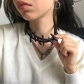 Ukebay New Gothic Pendant Necklaces Women Punk Chains 3 Necklaces Strange Jewelry Handmade Rubber Jewelry Torques Rope. 