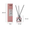 Y 50ML Reed Diffuser Bottle with Essential Oil Lavender Rose Jasmine Diffuser Sets Hotel Home Aromatherapy Air Fresh Fragrance. 