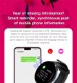 D18 Smartwatch Fitness Tracker - Heart Rate, Blood Pressure, Blood Oxygen Monitor - 1.3" Color Display, Step Counter, Sleep Tracker - IP65 Waterproof, USB Charging, Long Battery - Android iOS Compatible for Men, Women, Kids & Sports. 