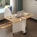 Folding Dining Table Drop Leaf Table Multifunction Space Saving Table Extension Dinner Table for Kitchen Bedroom. 