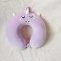 1 Piece Cute Cartoon U-shaped Pillow, Portable Unicorn Neck Pillow For Traveling, Outdoor Activities, Office Nap Pillow. 
