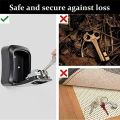 Key Cabinet Organizer Wall Mounted Waterproof Key Storage Lock Box with Mounting Kit. 