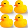 ​3pcs Baby Bath Toy – Cute Little Yellow Duck with Squeeze Sound, Soft Rubber Floating Ducks for Kids Play​. 