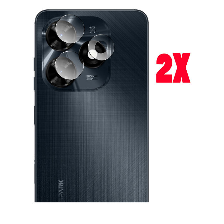 Tecno Spark 20c Back Camera 9H Gorilla Flexible Ultra Clear Protector  For Spark 20c - 2Pcs