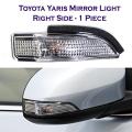 Toyota Yaris Side Mirror Indicator Light - (Right Side ) - 1 Piece - Genuine Quality. 