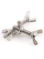 304 stainless steel butterfly screw nut set butterfly horn bolt ingot hand screw M3M4M5M12. 