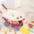 Sweet Candy Shopping Cart Battery Operated Ice Cream Trolley Set Pretend Play toy for Kids. 